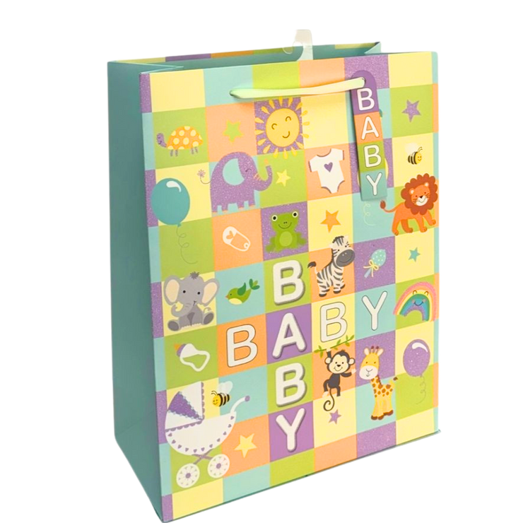 Baby Quilt Large Gift Bag