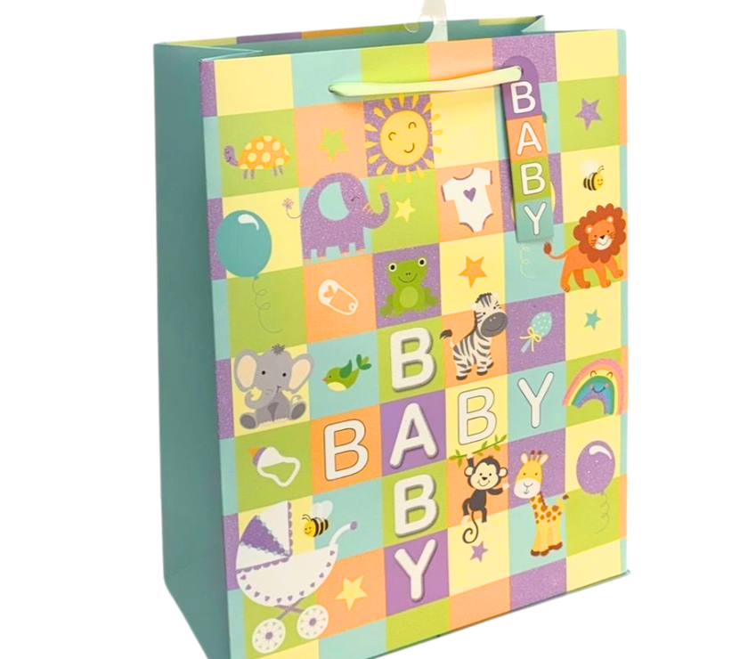 Baby Quilt Large Gift Bag