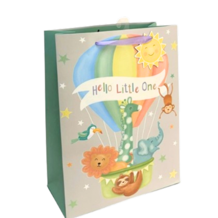 Hot Air Balloon Baby Large Gift Bag