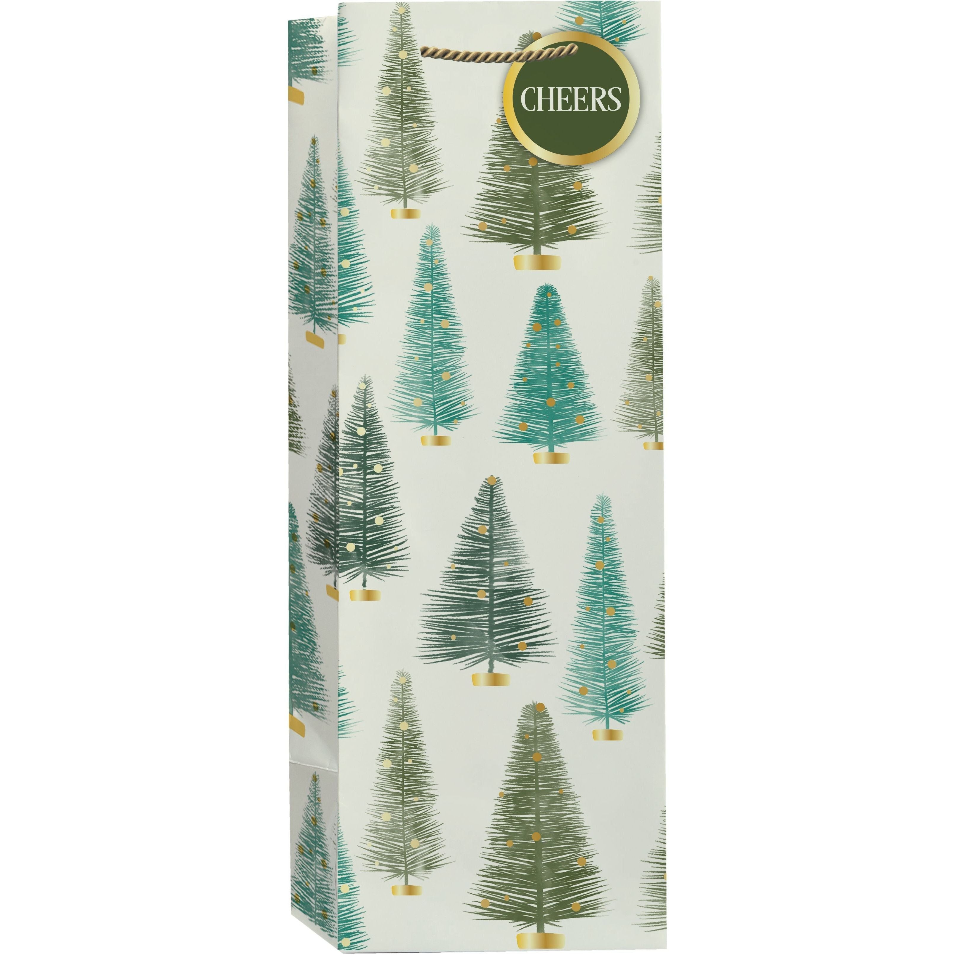 Brush Trees Bottle Bag