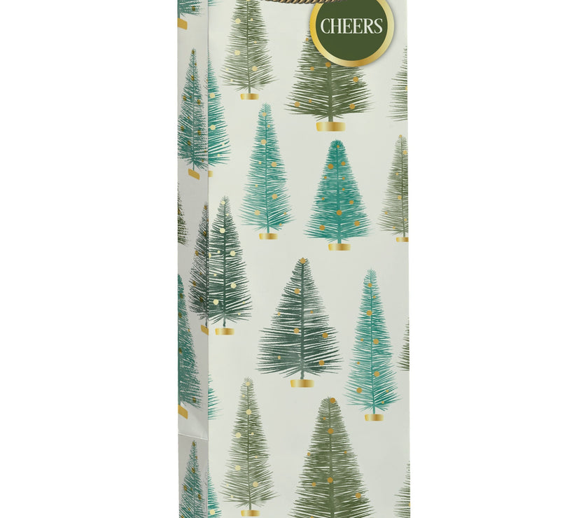 Brush Trees Bottle Bag