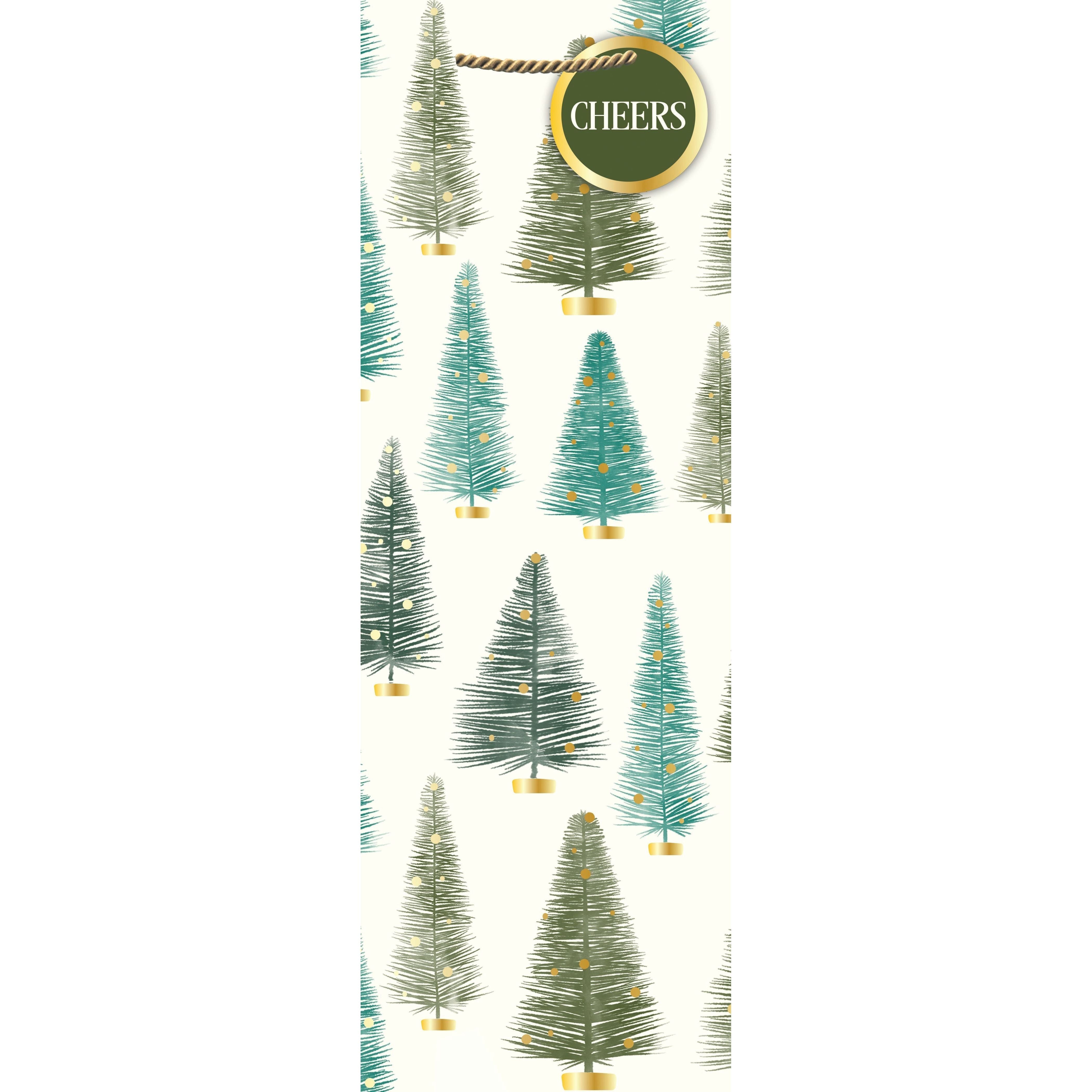 Brush Trees Bottle Bag