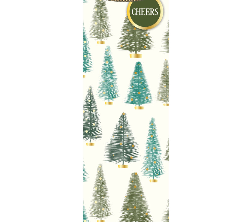 Brush Trees Bottle Bag
