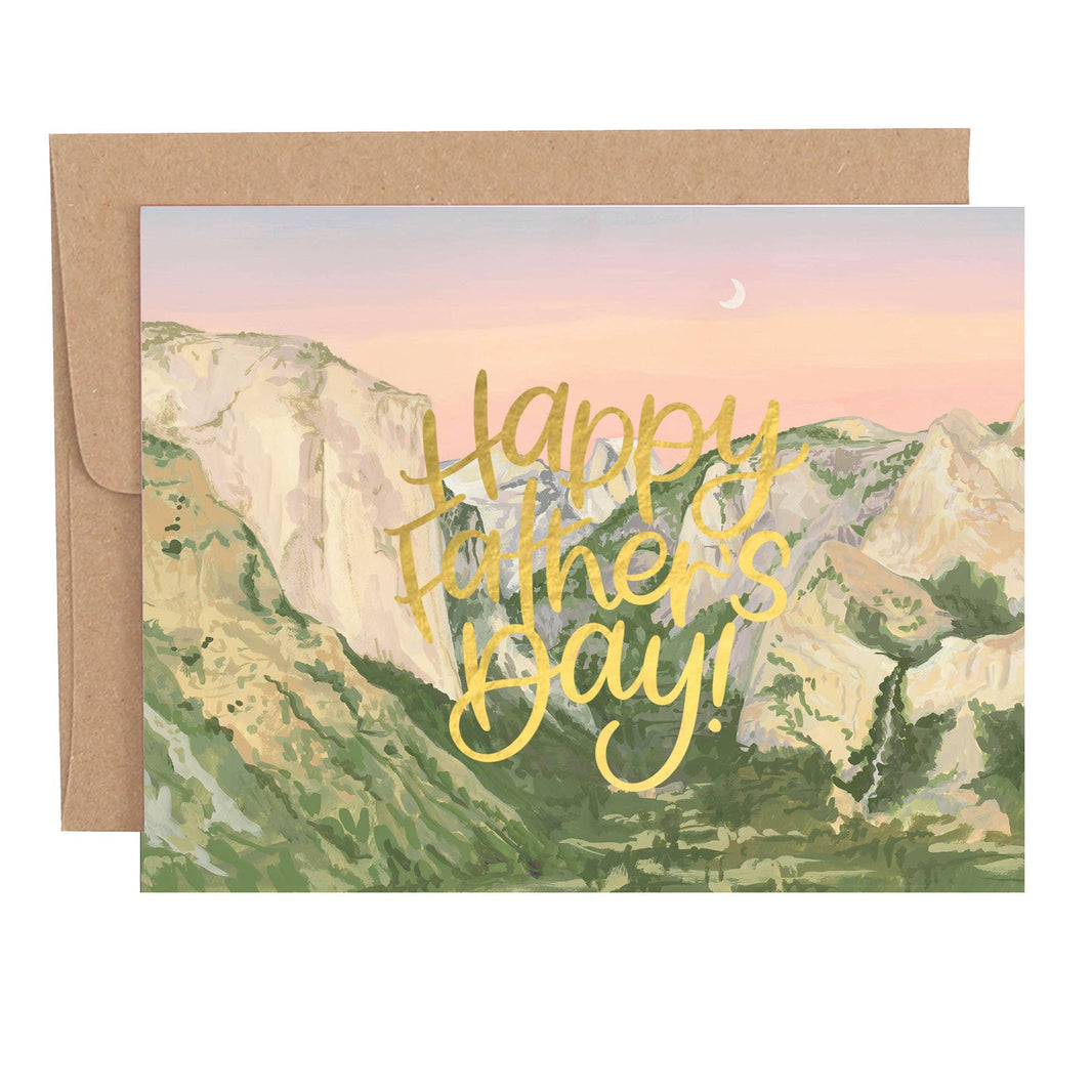 Mountains Father's Day Greeting Card