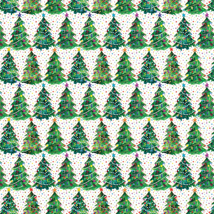 Christmas Trees Gift Wrap Roll