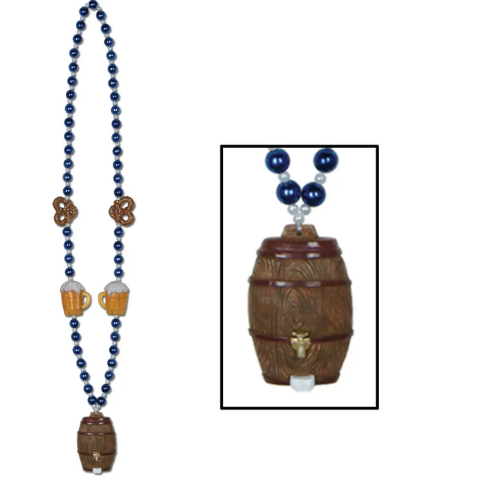 40" Oktoberfest Beads Keg Medallion
