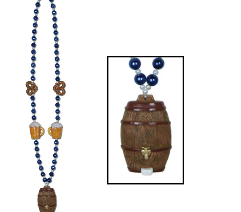 40" Oktoberfest Beads Keg Medallion