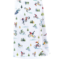 Mountain Biking Tea Towel