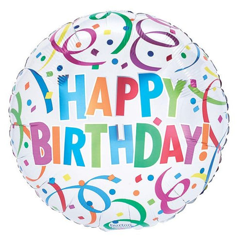 Happy Birthday 17" Mylar Balloon
