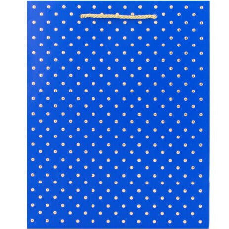 Swiss Dots Medium Gift Bag - Blue