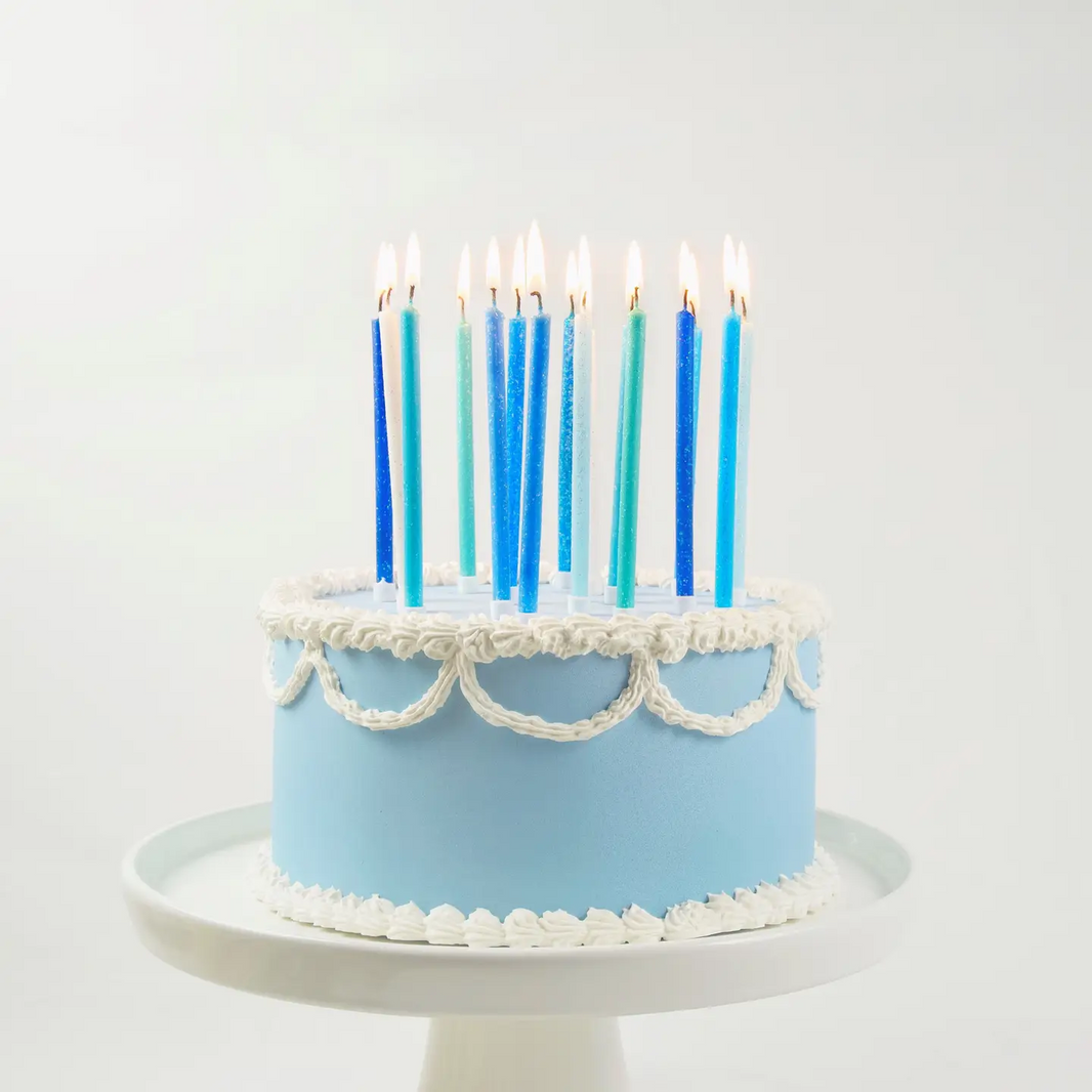 Blue Gradient Candles 16CT