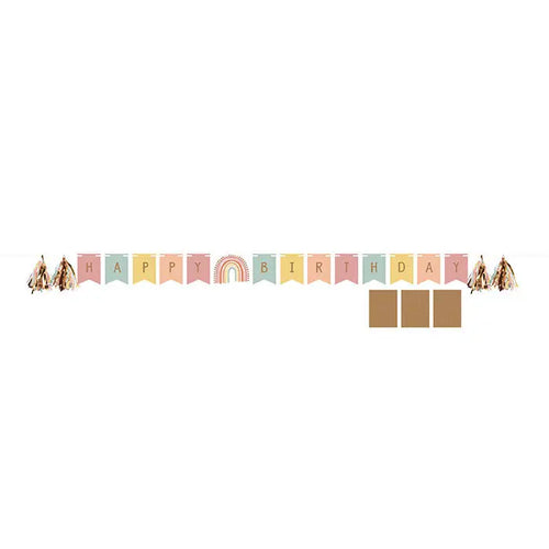 Boho Rainbow Banner