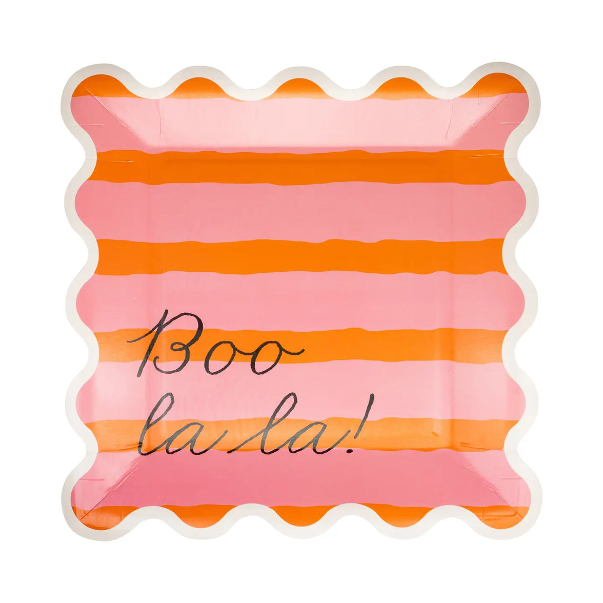 Boo La La Stripe Plates 8CT