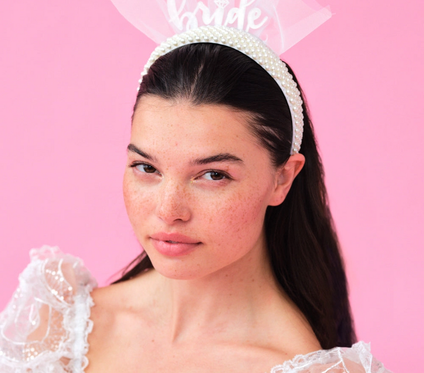 Bridal Pearl Headband Accessory