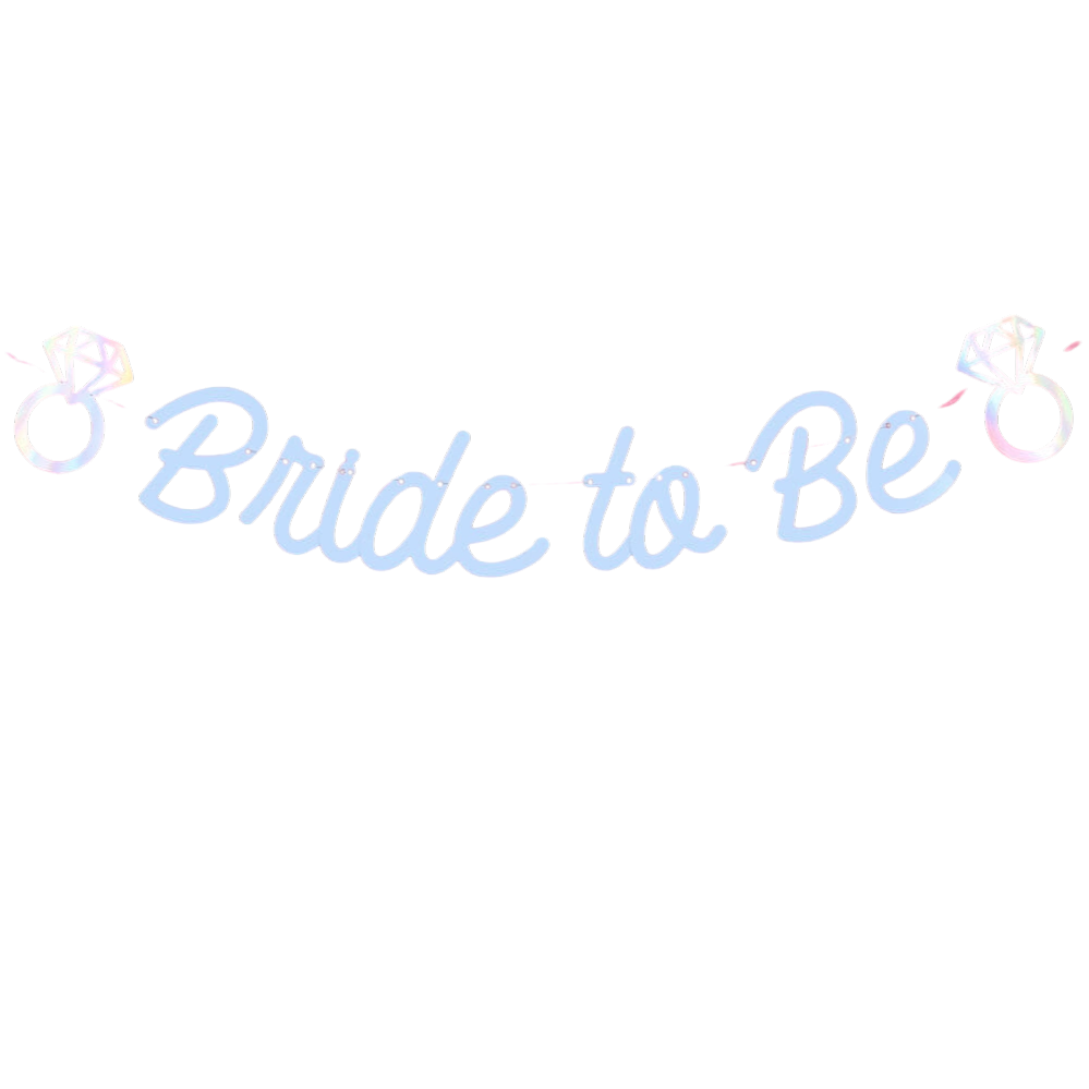 Blue Bride to Be Banner
