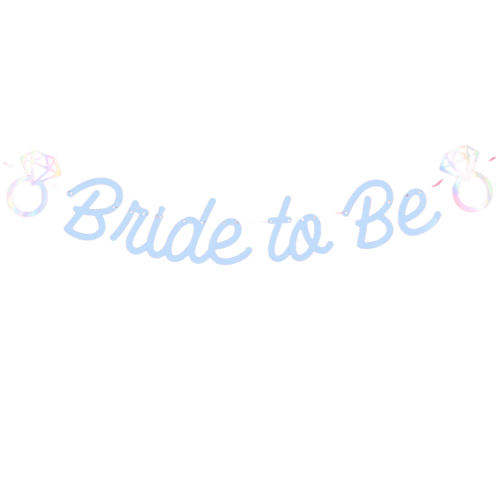 Blue Bride to Be Banner