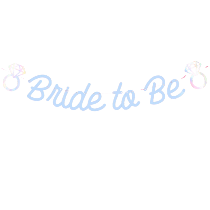 Blue Bride to Be Banner