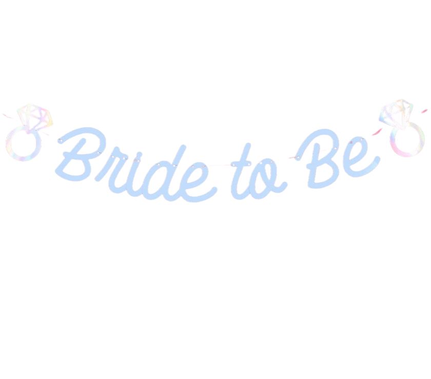 Blue Bride to Be Banner