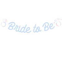 Blue Bride to Be Banner