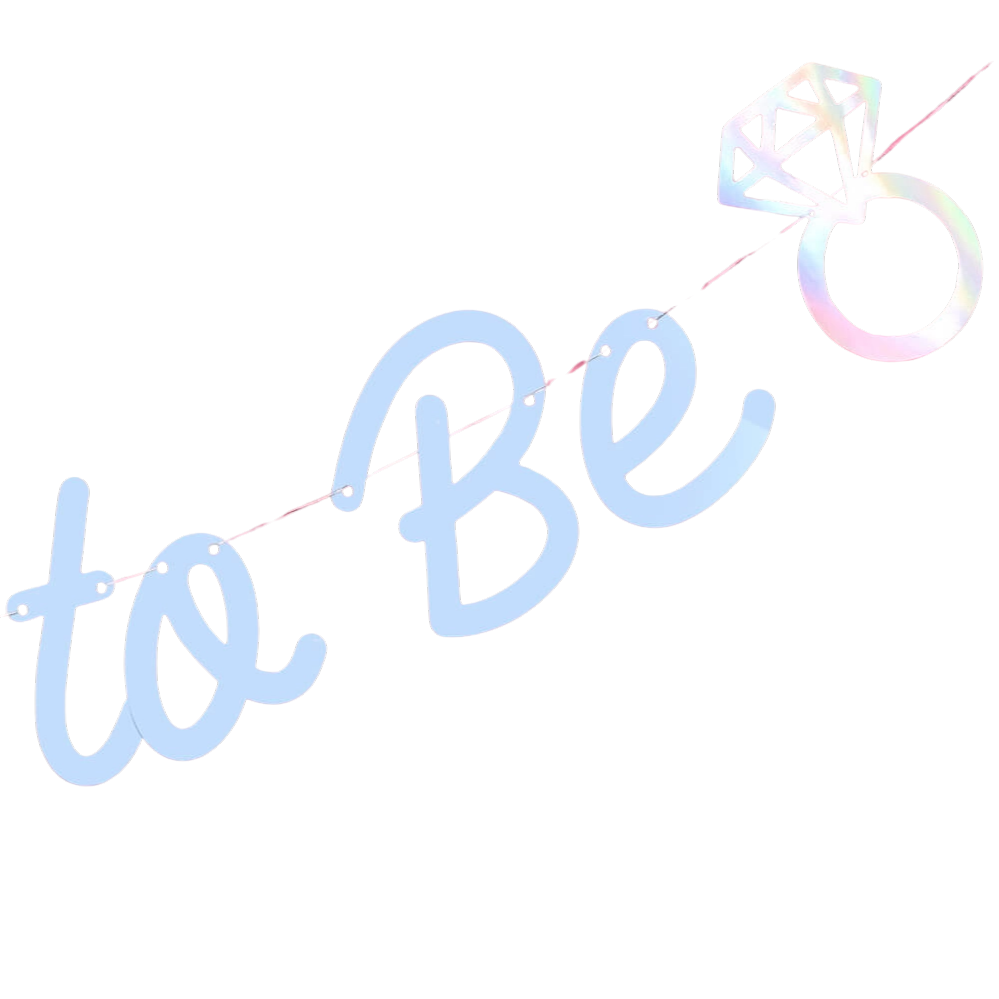 Blue Bride to Be Banner