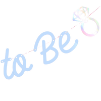 Blue Bride to Be Banner