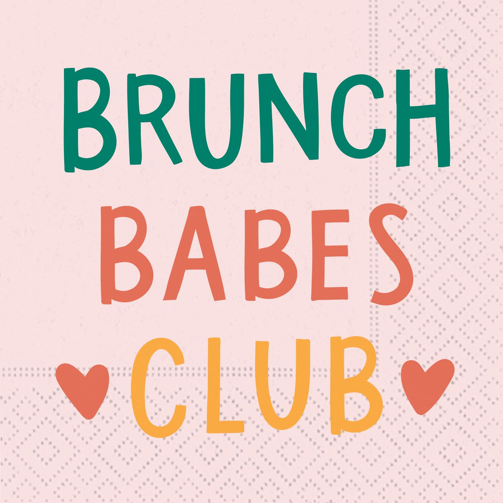 Brunch Babes Club Cocktail Napkins 20CT