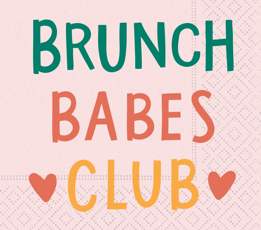Brunch Babes Club Cocktail Napkins 20CT