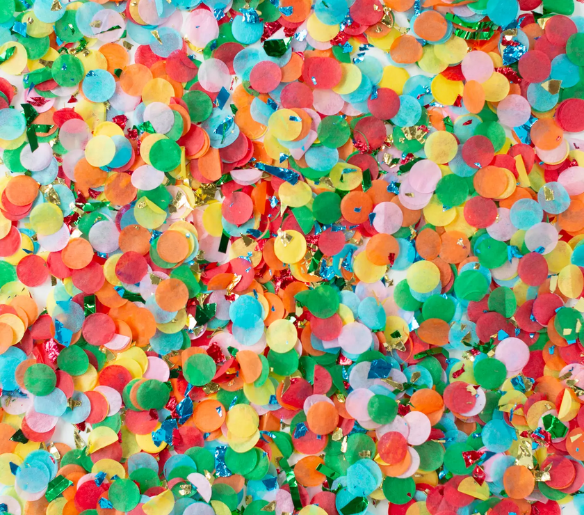 Back to School Artisan Confetti Tube