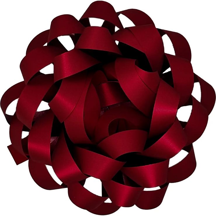 5" Burgundy Bow