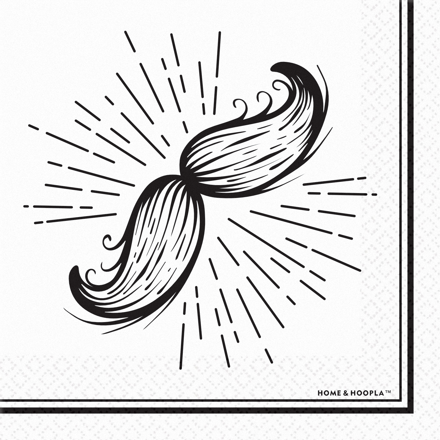 Mustache Theme Party Cocktail Napkins -16CT