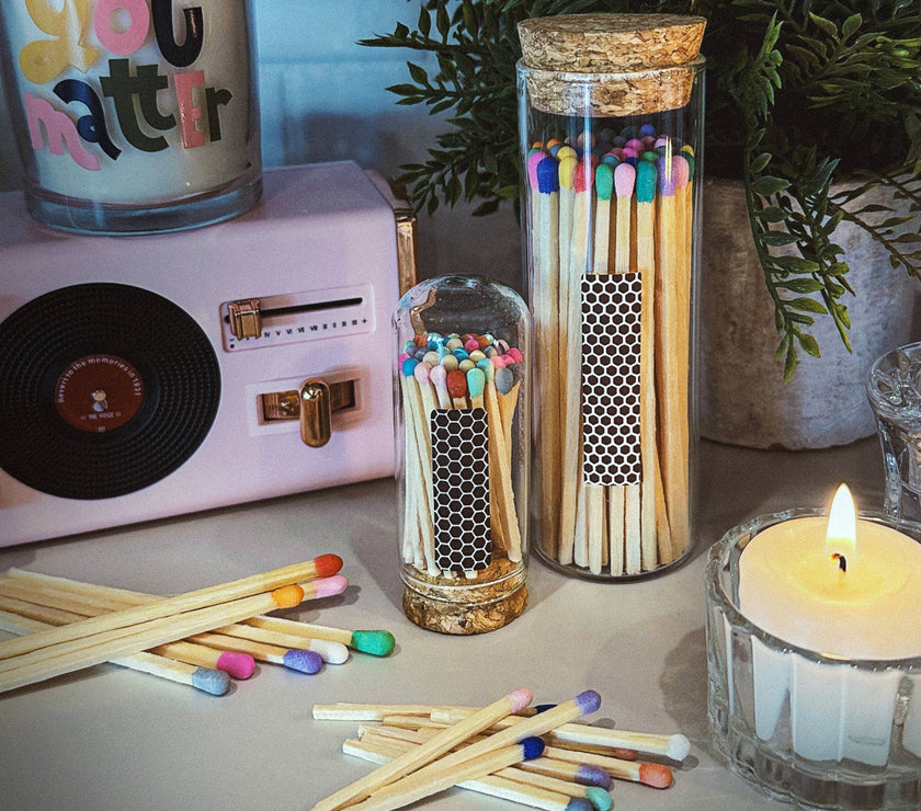 2" Matches + Mini Cloche - Strikers: Hot Pink