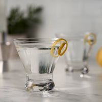 Stemless Martini Glasses Set of 4