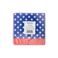 Stars and Fringe Paper Cocktail Napkin - 24CT