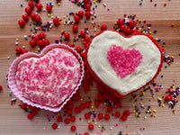 Bakelicious Silicone Cupcake Liners Heart, Set 12, 3"