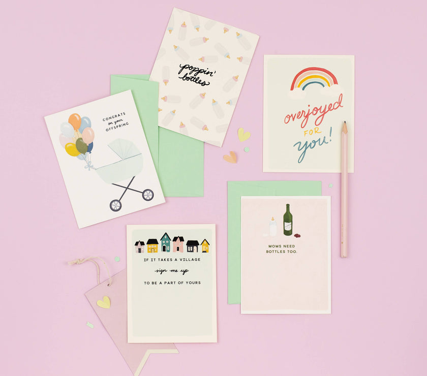 Baby Bottles Baby Card