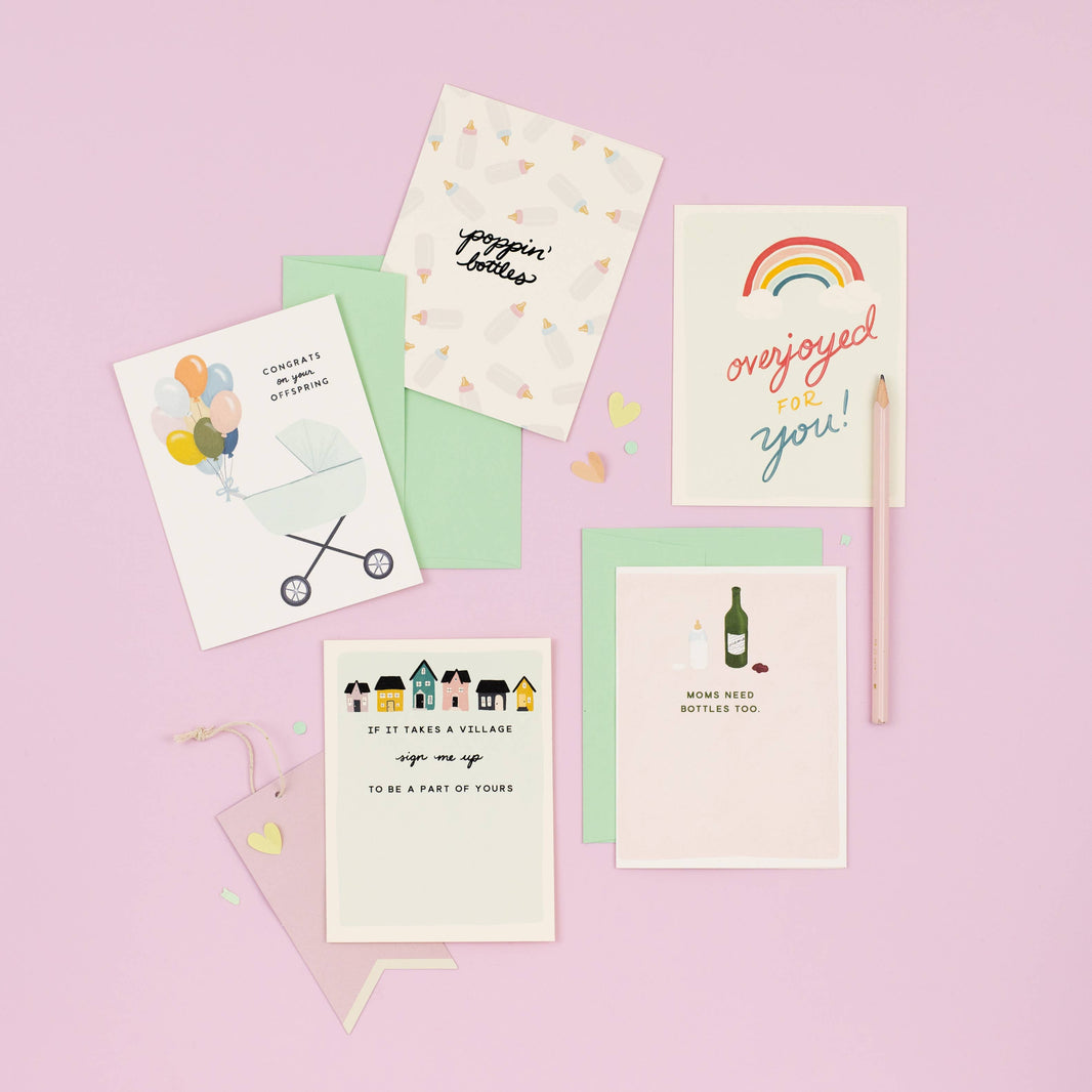 Baby Bottles Baby Card