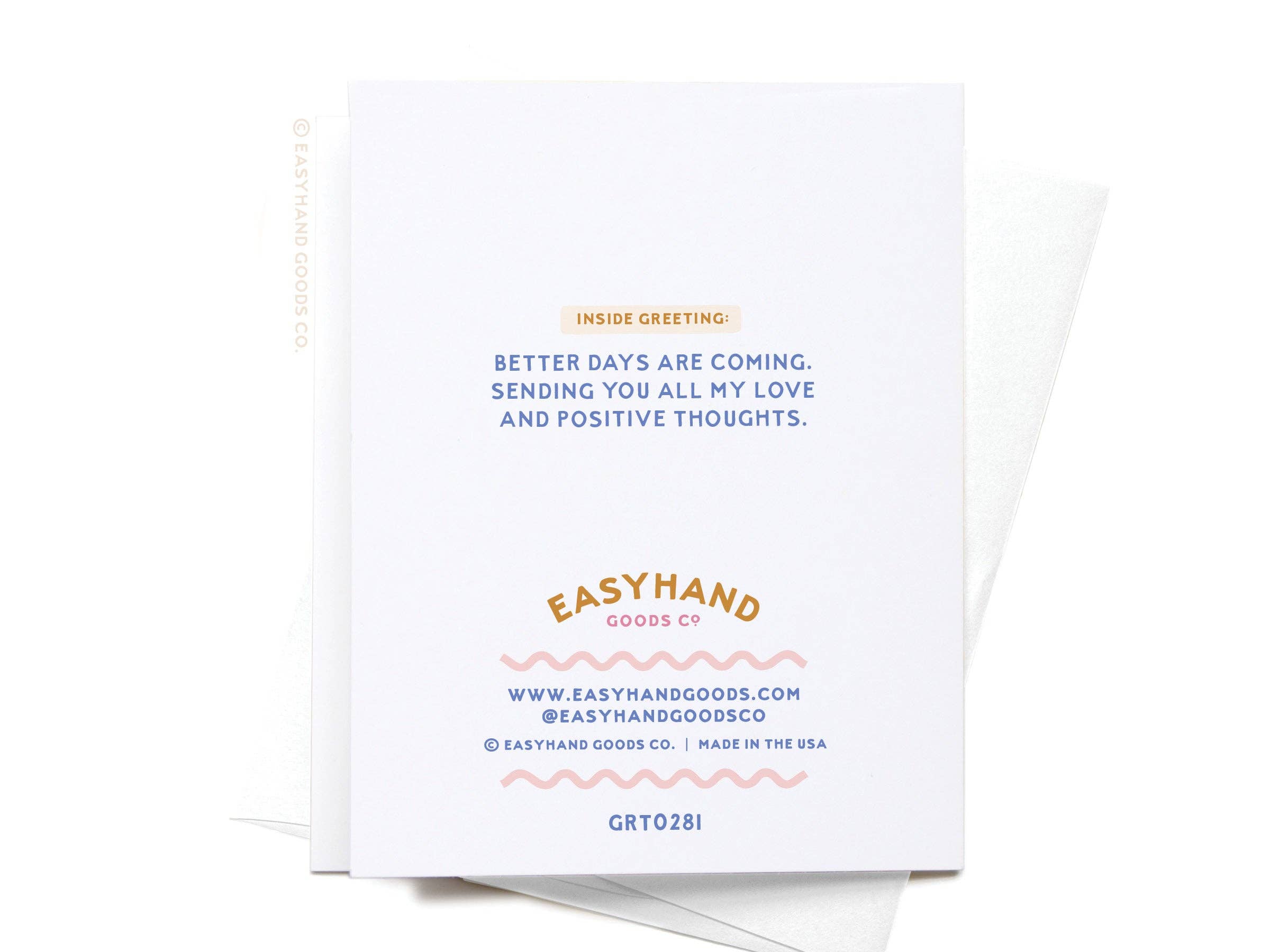Be Strong Have Hope Feel Better Greeting Card