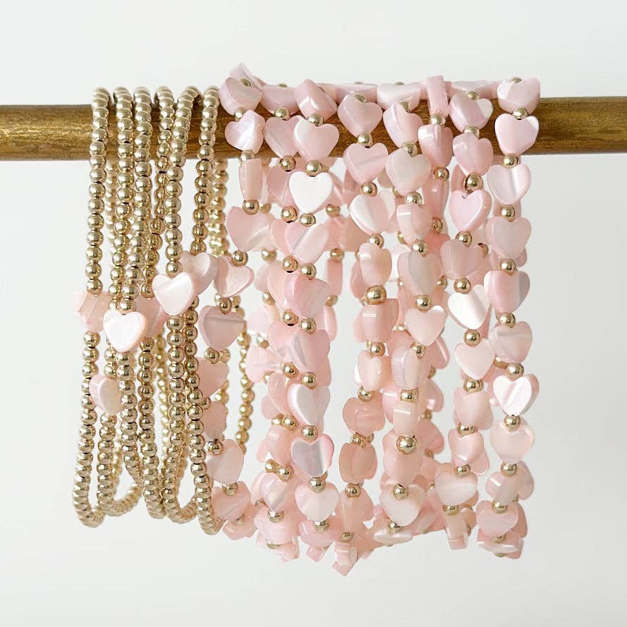 Pippa Sweet Pink Bracelet - Solo Heart