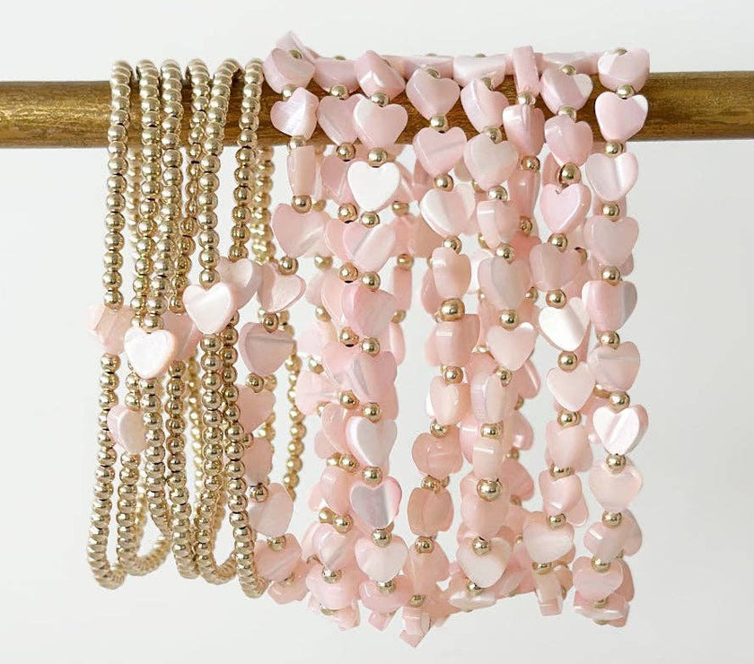 Pippa Sweet Pink Bracelet - Solo Heart