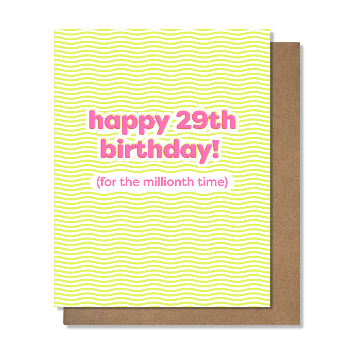 29th Bday - Birthday Card