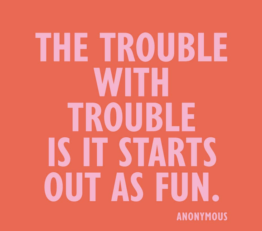 Festive Cocktail Funny Napkins | The Trouble With Trouble - 20CT