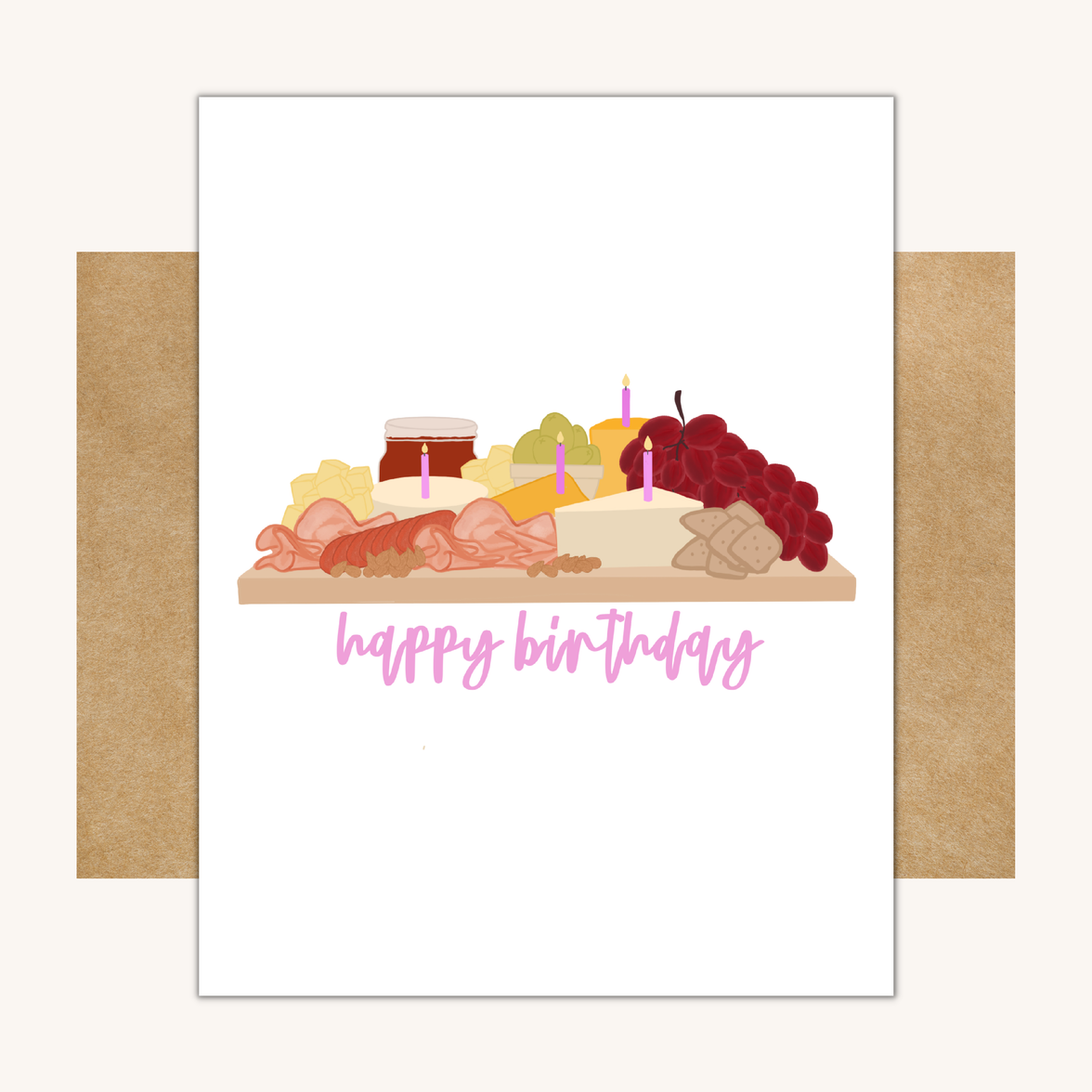 Charcuterie Birthday Card