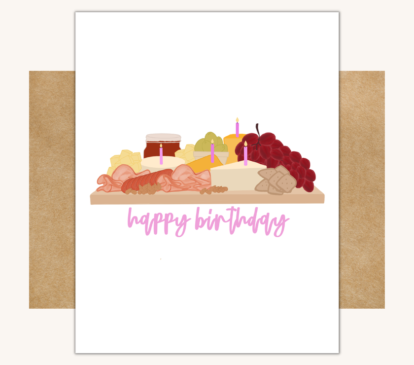 Charcuterie Birthday Card