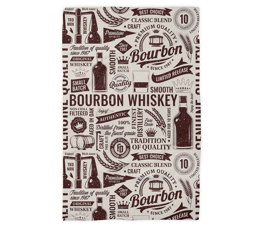 Vintage Liquor Whiskey Beer Bar/ Kitchen Towel