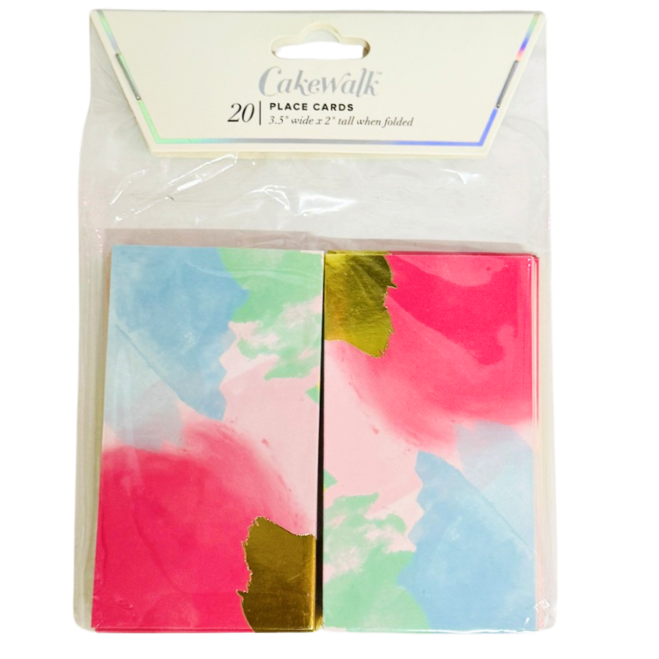 Brushstroke Place Cards - 20CT