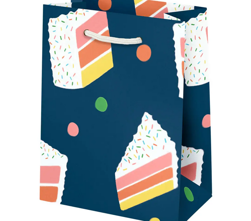 Birthday Cake Slice Small Gift Bag