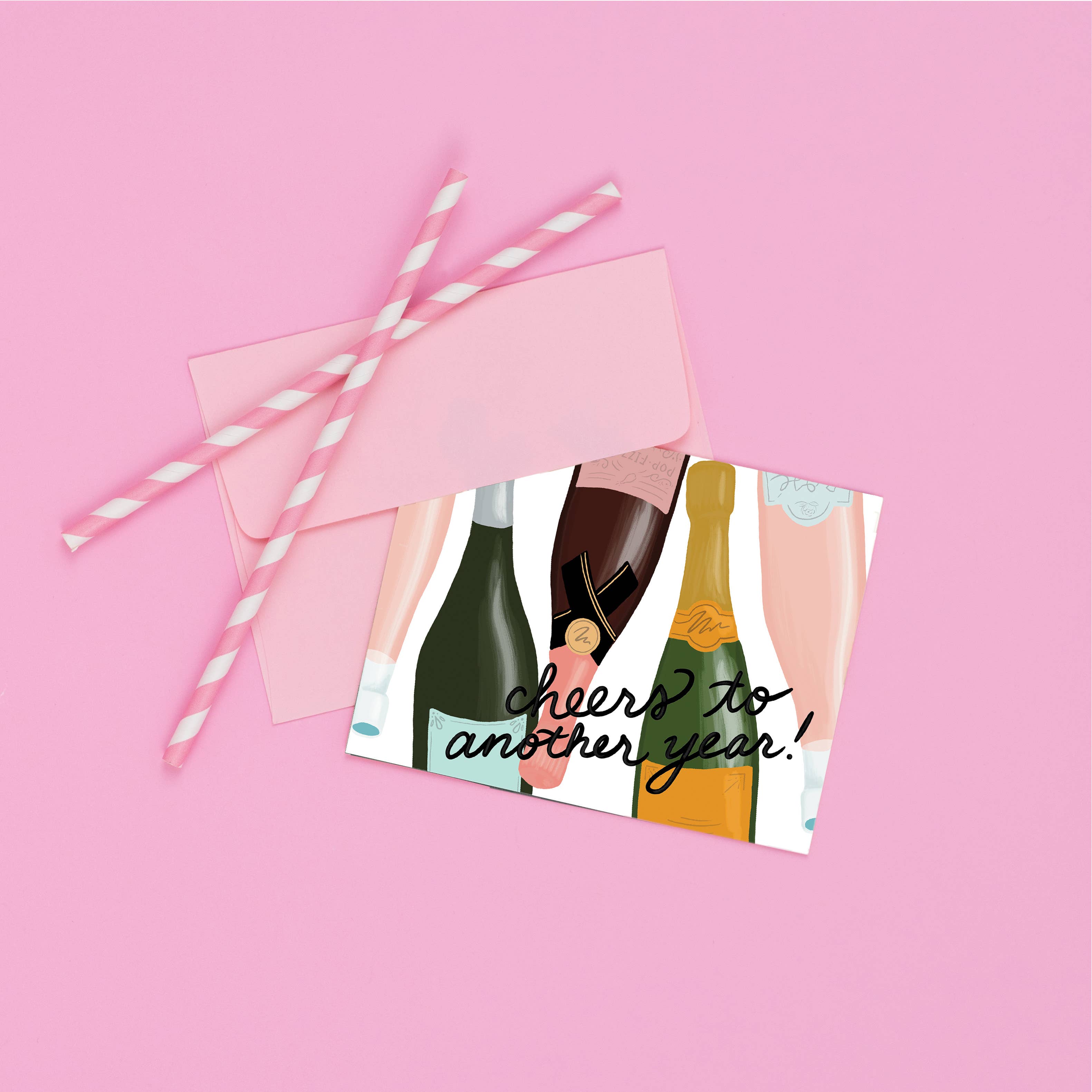 Champagne Birthday Card