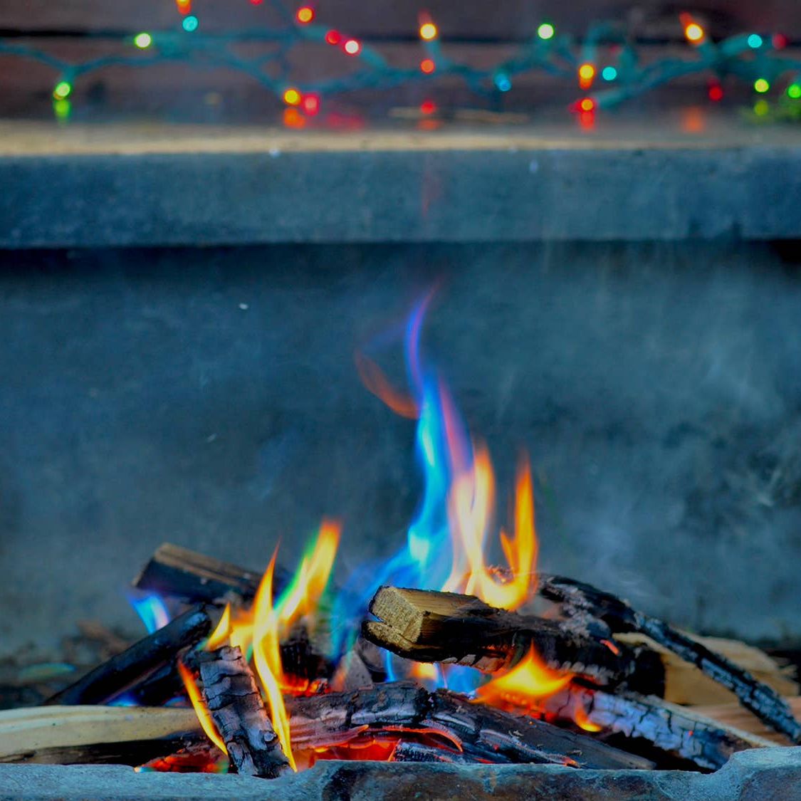 Magic Rainbow 11" Flames Fire Logs - Set of 3