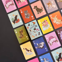 Illustrated Dogs Playing Cards