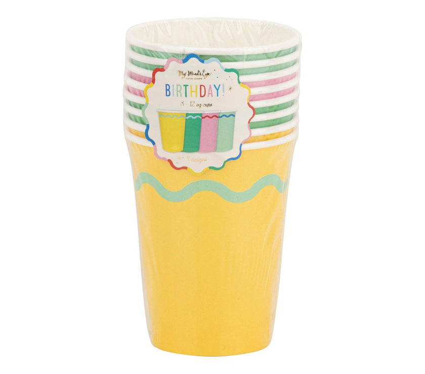 Assorted Party Cups - 8CT